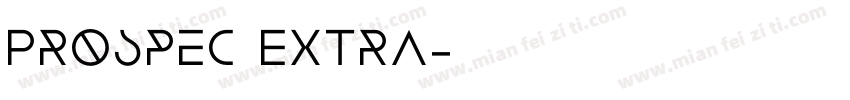 Prospec Extra字体转换